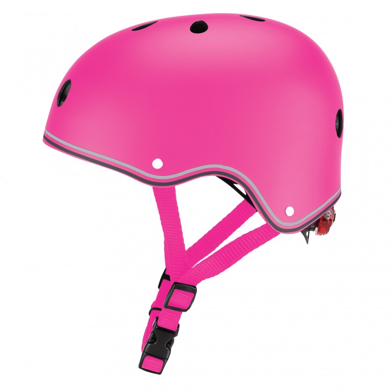 Casco Globber Lights Rosa para niños